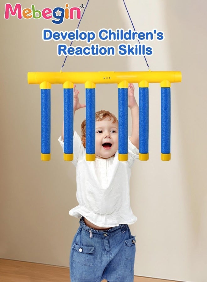 MEBEGIN Falling Sticks Catching Toy with 3 Speed Modes and Music, Fun Catching Sticks Game Set, Grabbing Stick Machine, Kids Reaction Training Game, Interactive Games and Toys, Children's Sensory Integration Training Device, Parent-Child Interactive Game - Image 3